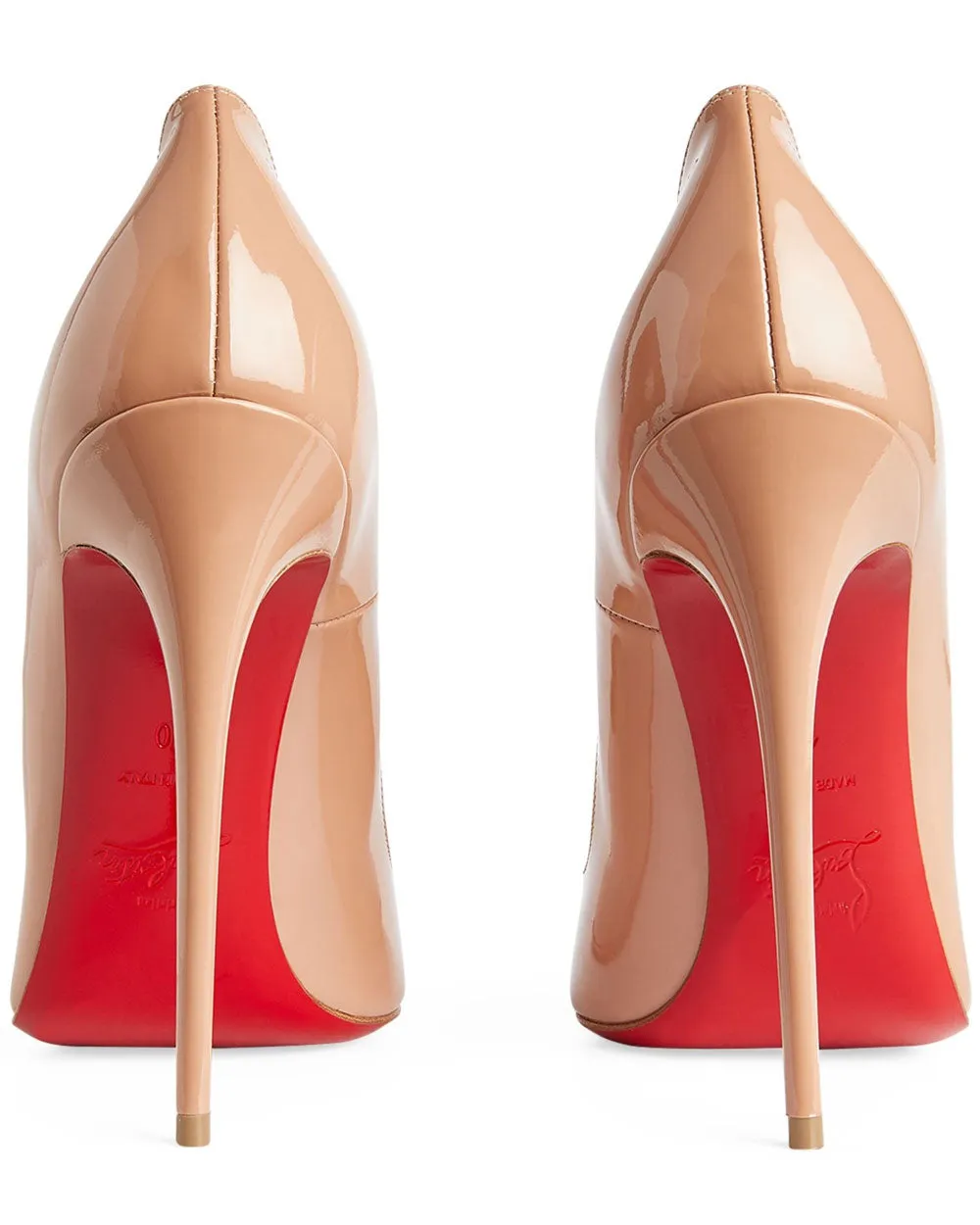So Kate 120 Patent Leather Pumps in Nude