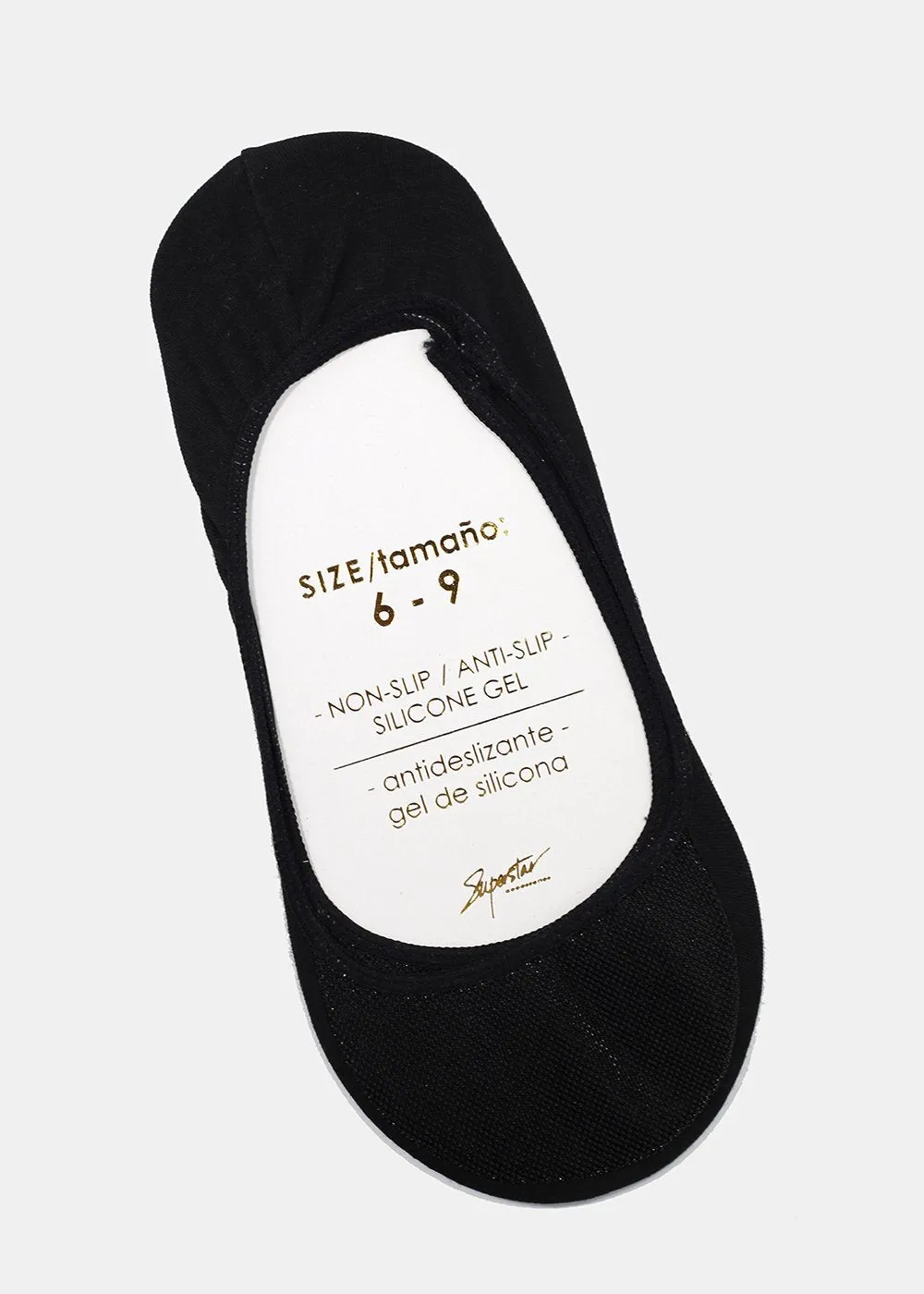 Solid Color Basic No-Show Socks
