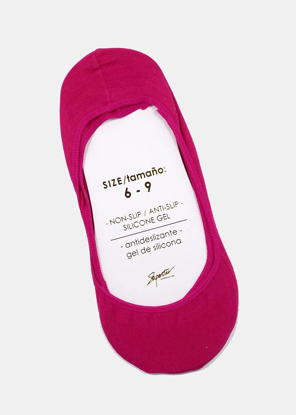 Solid Color Basic No-Show Socks