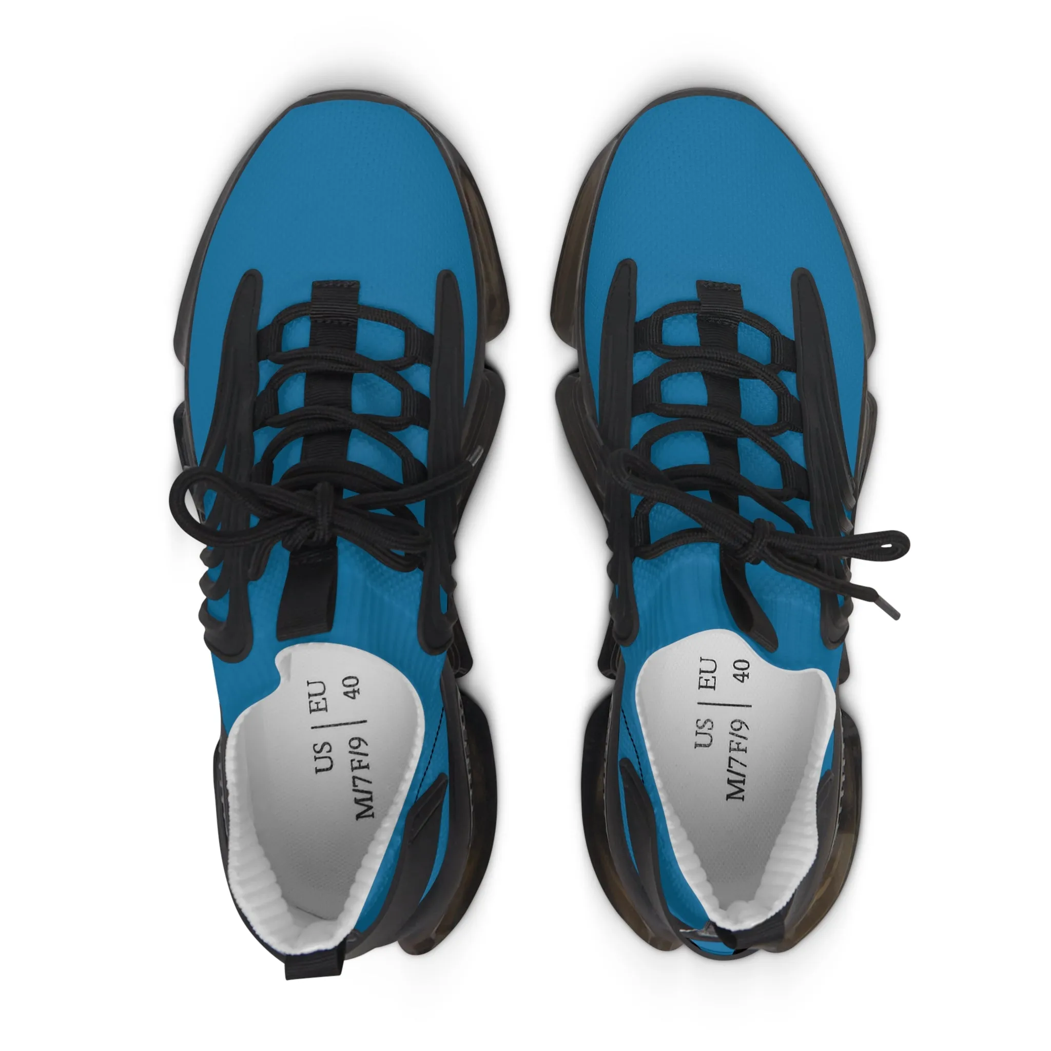 Solid Turquoise Women's Mesh Sneakers