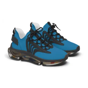 Solid Turquoise Women's Mesh Sneakers