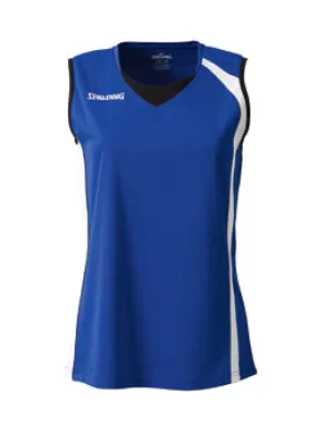 Spalding 4Her Basketball Top - Royal Blue - Royal Blue/White/Black