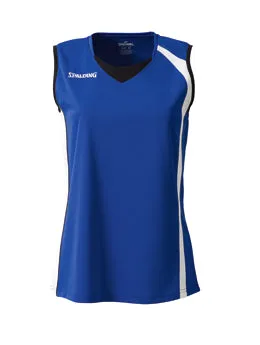 Spalding 4Her Basketball Top - Royal Blue - Royal Blue/White/Black