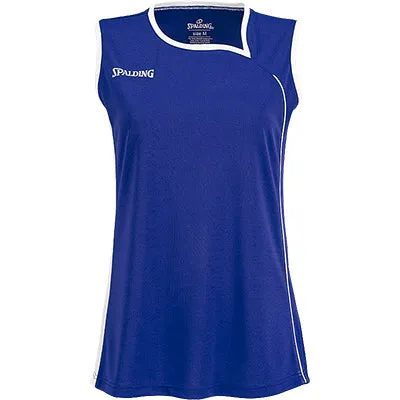 Spalding 4Her II Basketball Top - Royal Blue/White/Black