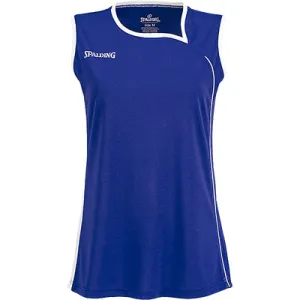 Spalding 4Her II Basketball Top - Royal Blue/White/Black