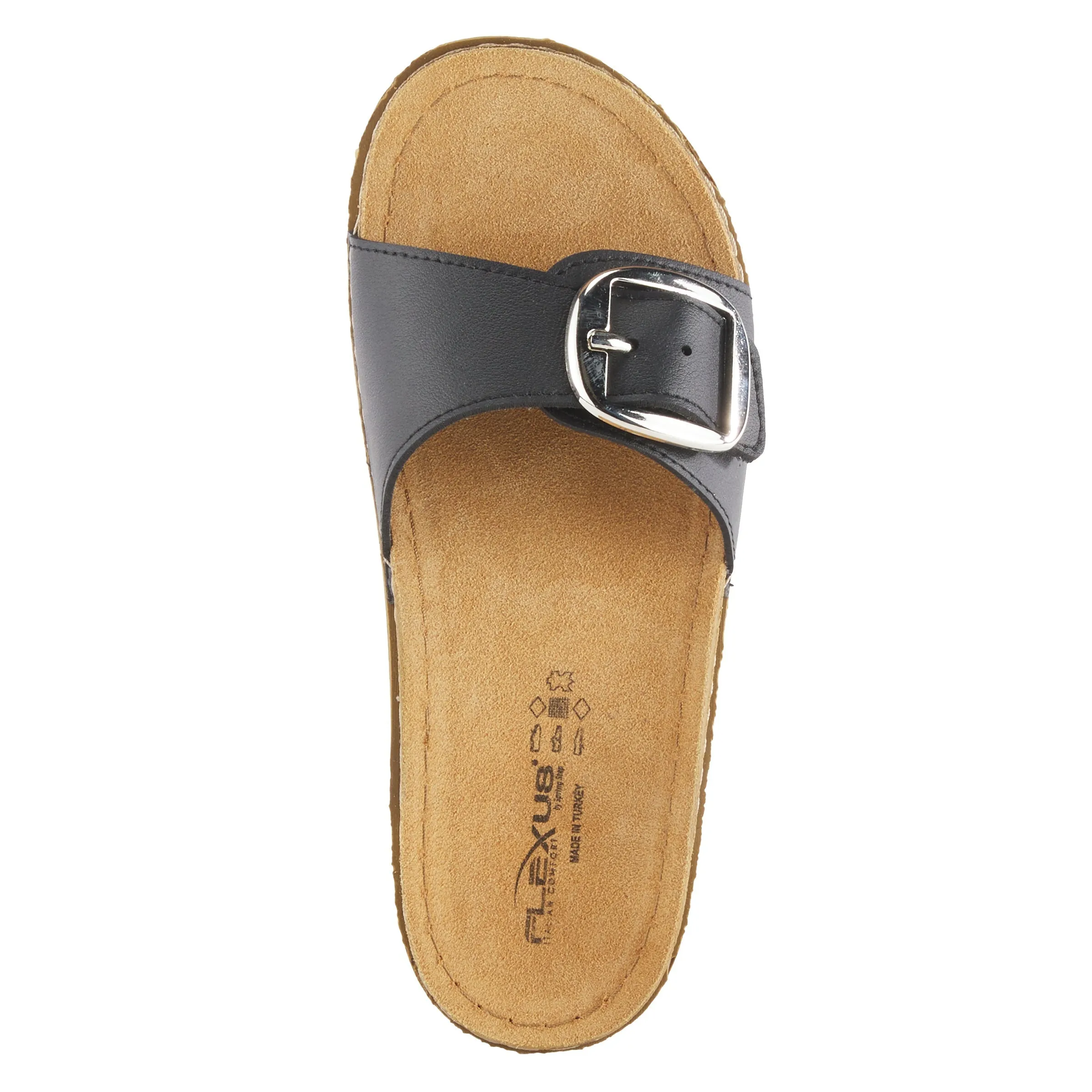 Spring Step Shoes  Flexus Baronca Slide Sandal Women’s Vegan Leather