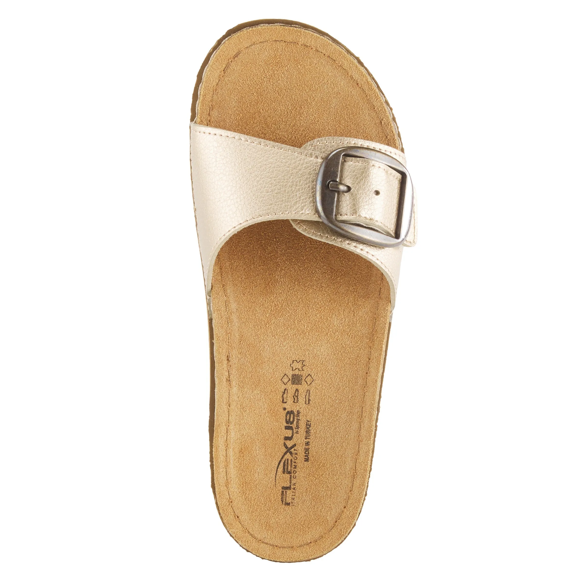 Spring Step Shoes  Flexus Baronca Slide Sandal Women’s Vegan Leather