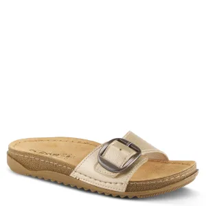 Spring Step Shoes  Flexus Baronca Slide Sandal Women’s Vegan Leather