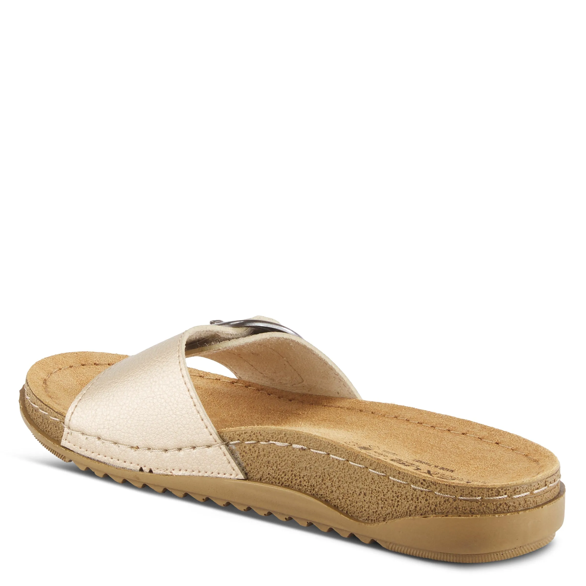 Spring Step Shoes  Flexus Baronca Slide Sandal Women’s Vegan Leather