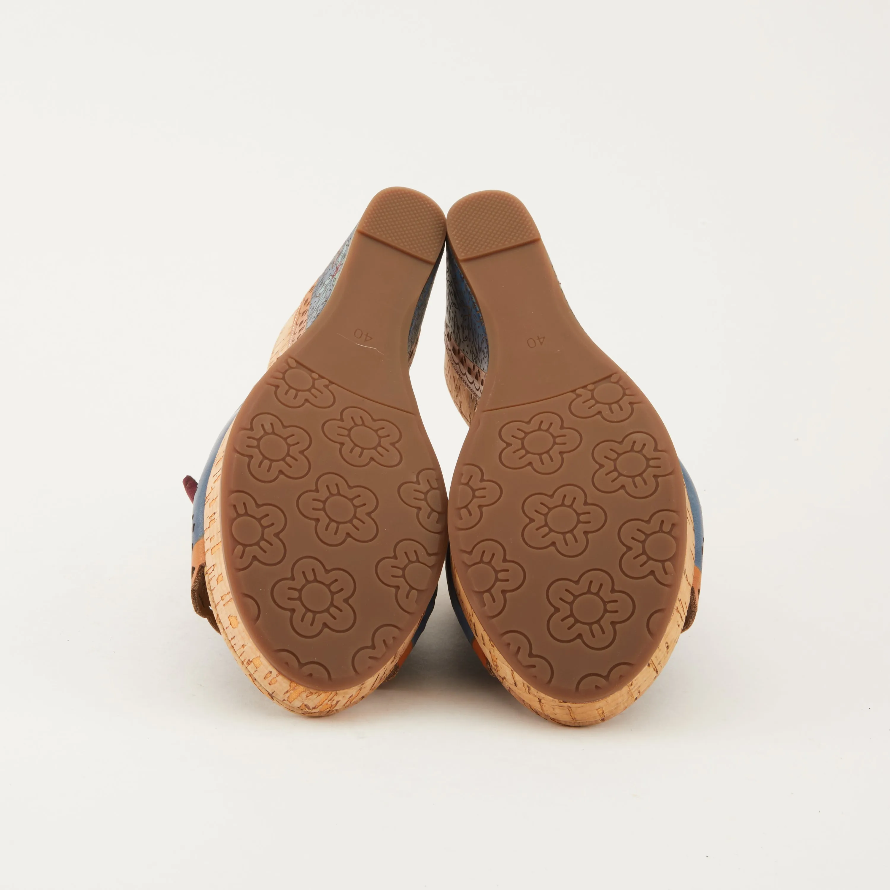 Spring Step Shoes L'Artiste Annamaria Slide Sandals Women's Hand Painted Leather