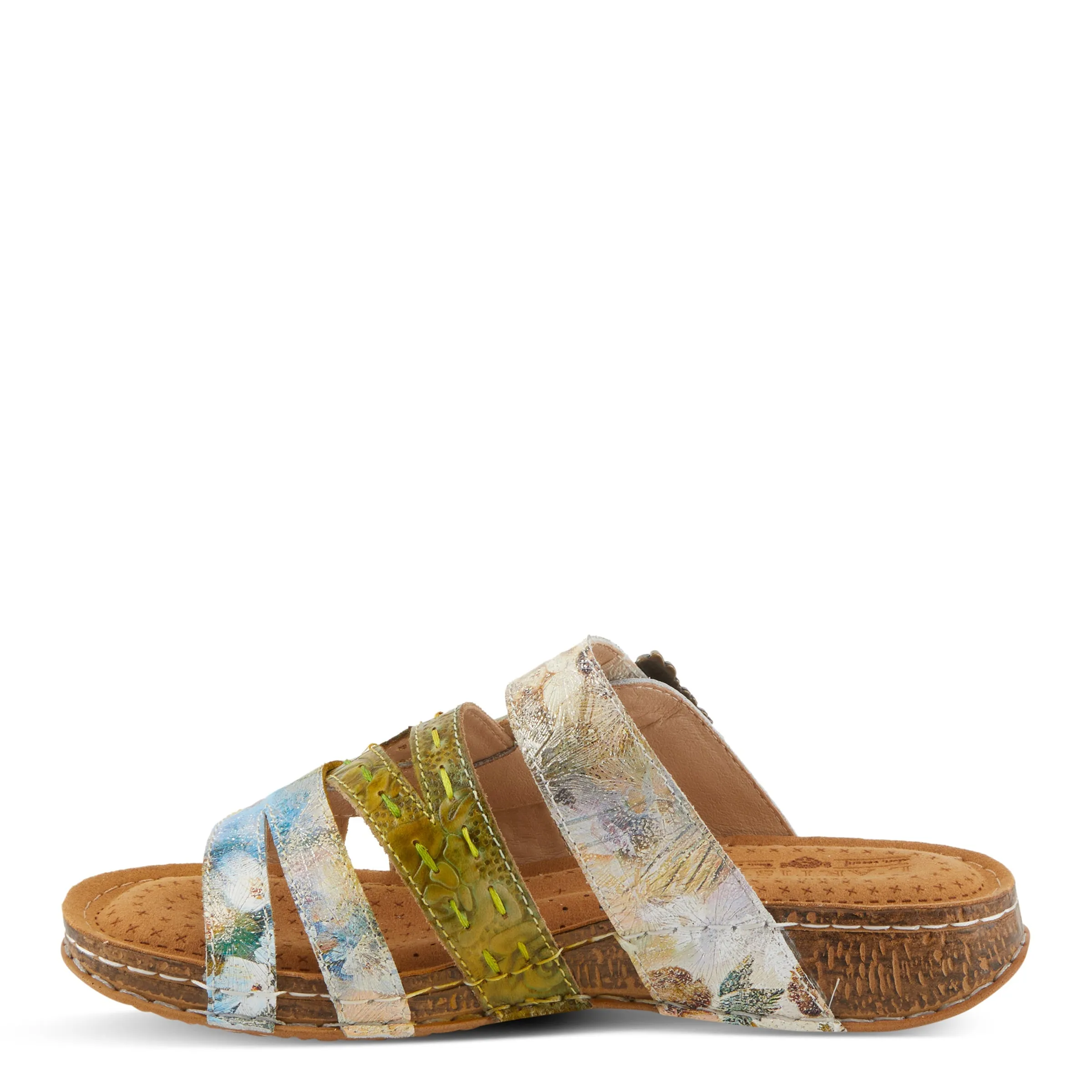 Spring Step Shoes  L'Artiste Calamityjay Women's Leather Sandals 1 1/4" Heel