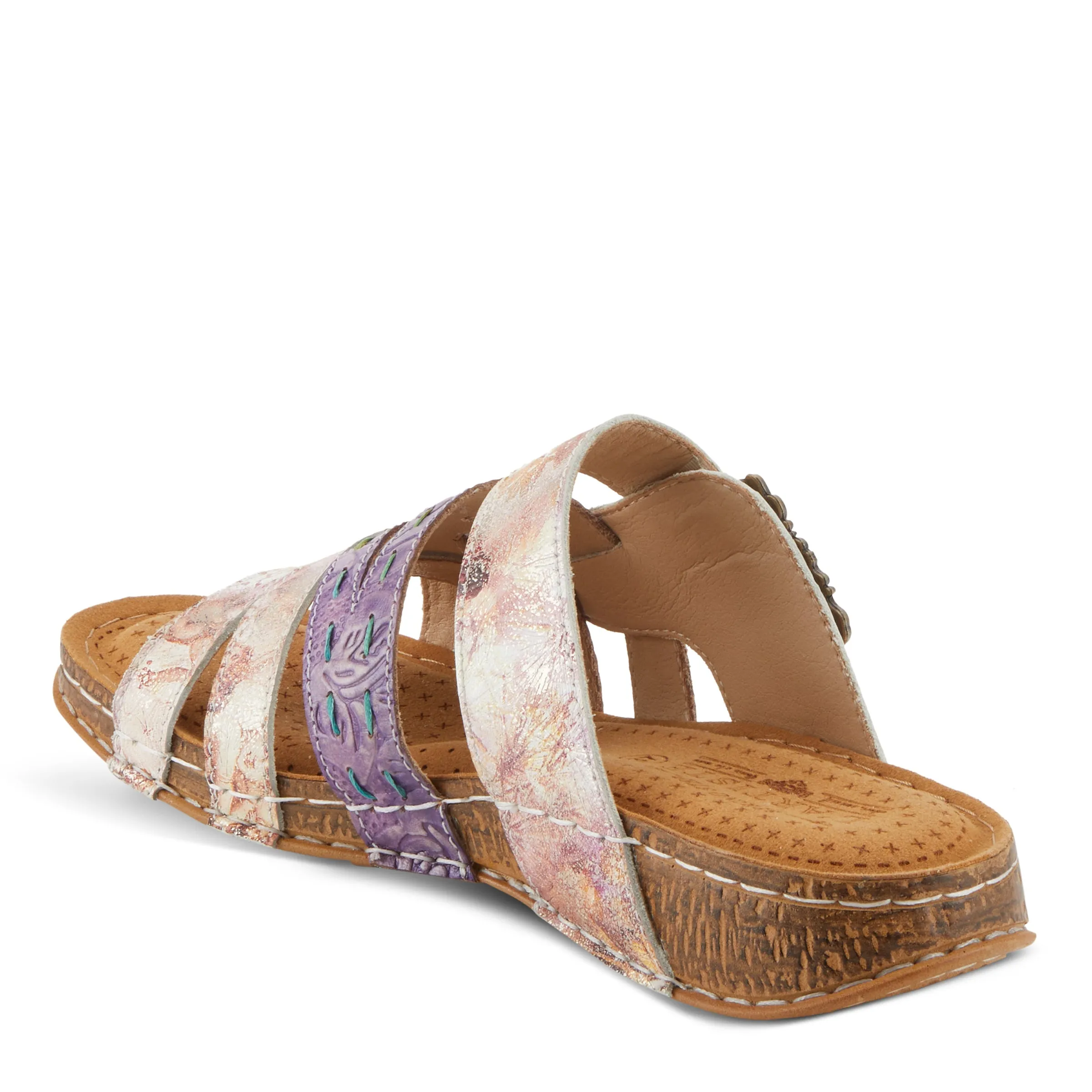Spring Step Shoes  L'Artiste Calamityjay Women's Leather Sandals 1 1/4" Heel