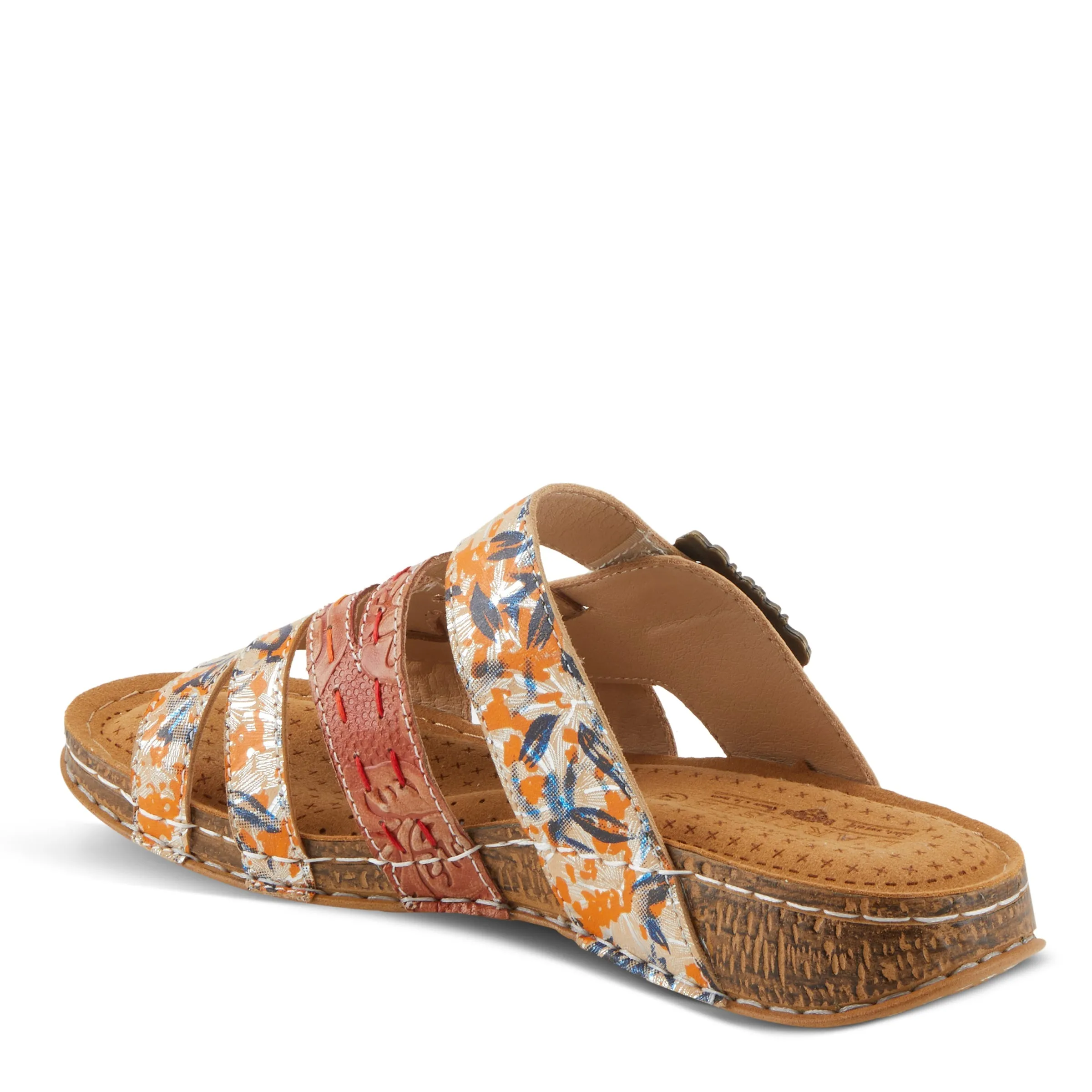 Spring Step Shoes  L'Artiste Calamityjay Women's Leather Sandals 1 1/4" Heel