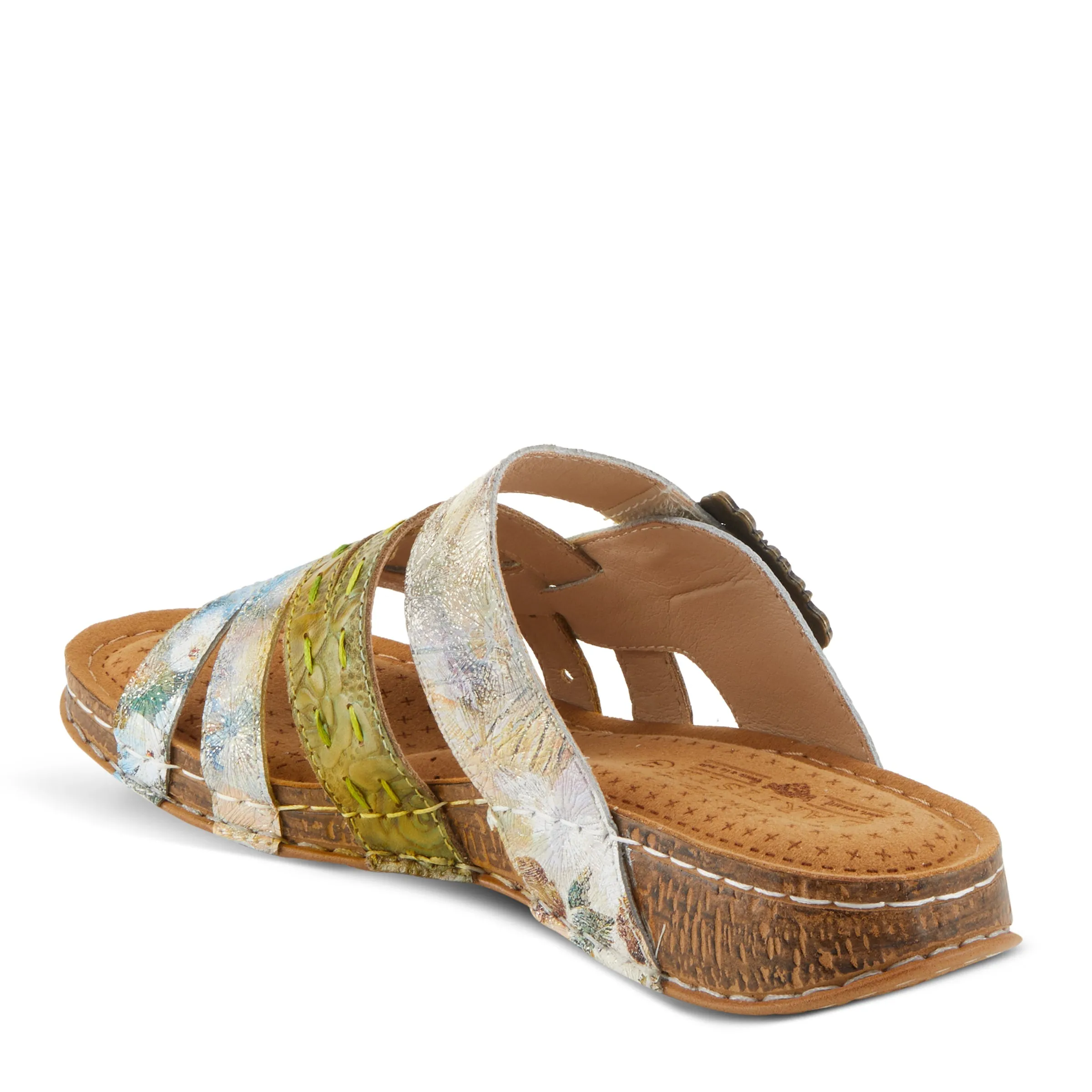 Spring Step Shoes  L'Artiste Calamityjay Women's Leather Sandals 1 1/4" Heel