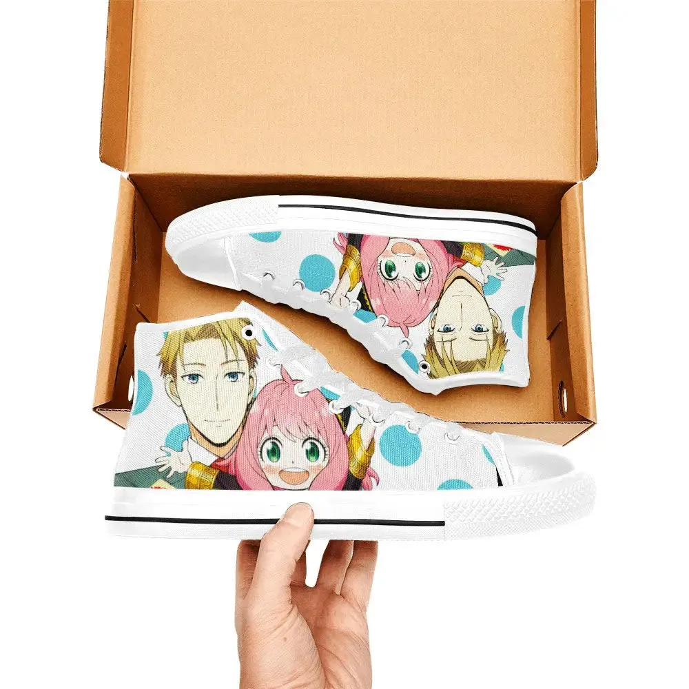 Spy x Family Anya Loid Shoes High Tops Sneakers for Kids and Adults