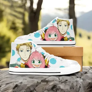 Spy x Family Anya Loid Shoes High Tops Sneakers for Kids and Adults