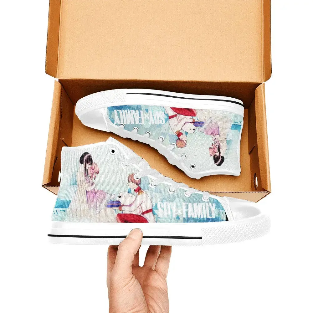 Spy x Family Anya Yor Loid Shoes High Tops Sneakers for Kids and Adults