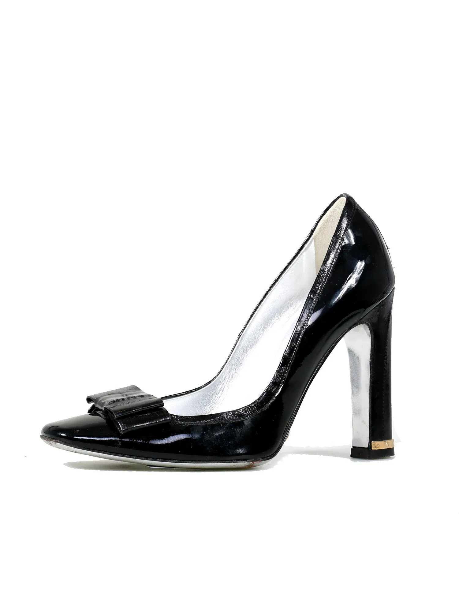 Square-Toe Bow Pumps