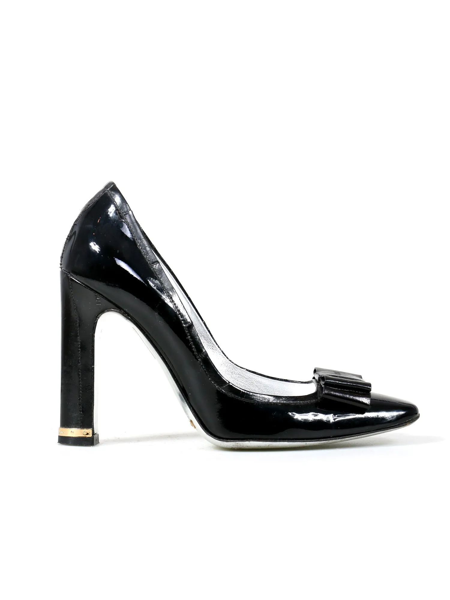 Square-Toe Bow Pumps