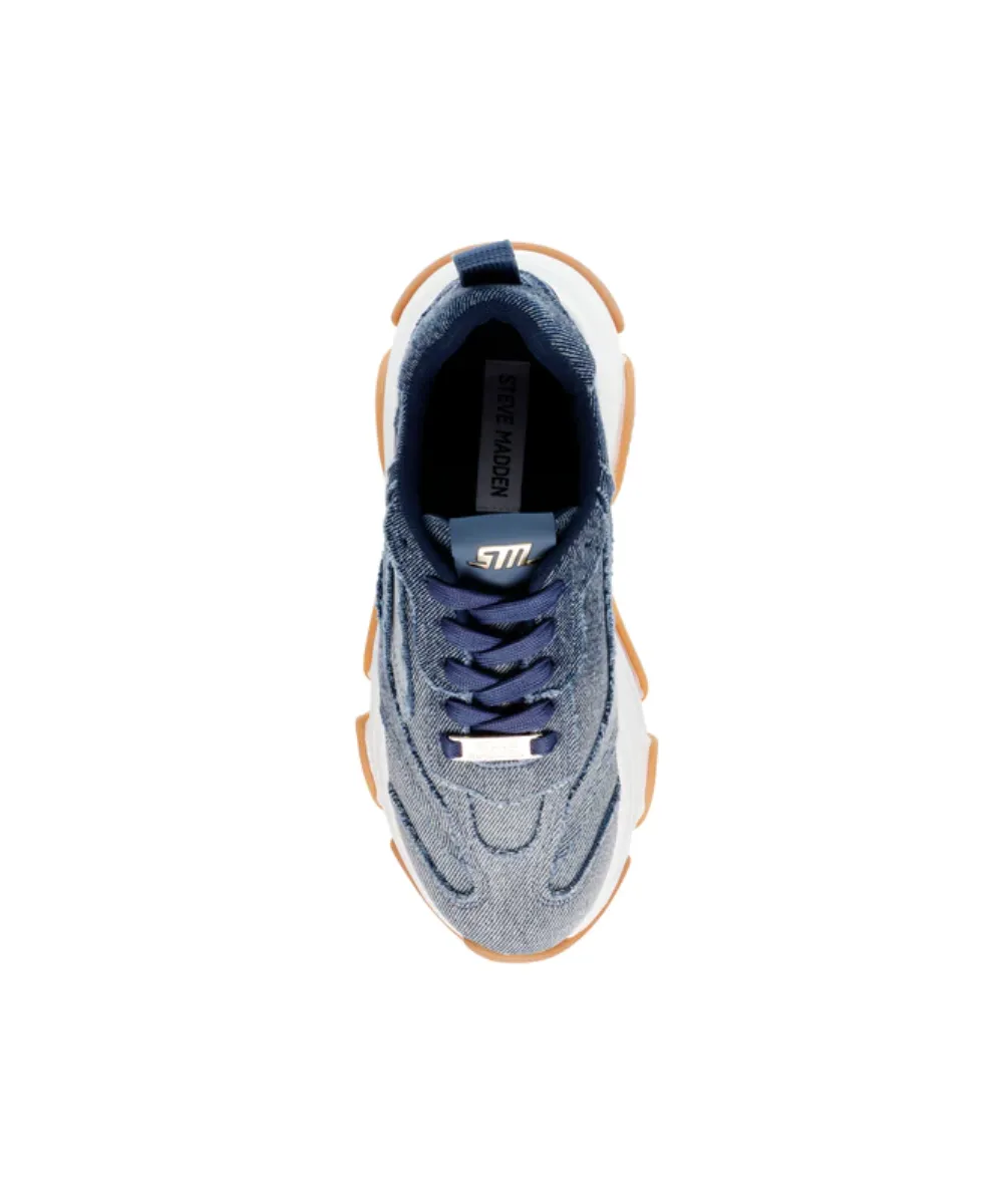 STEVE MADDEN PARK AVE DENIM SNEAKER