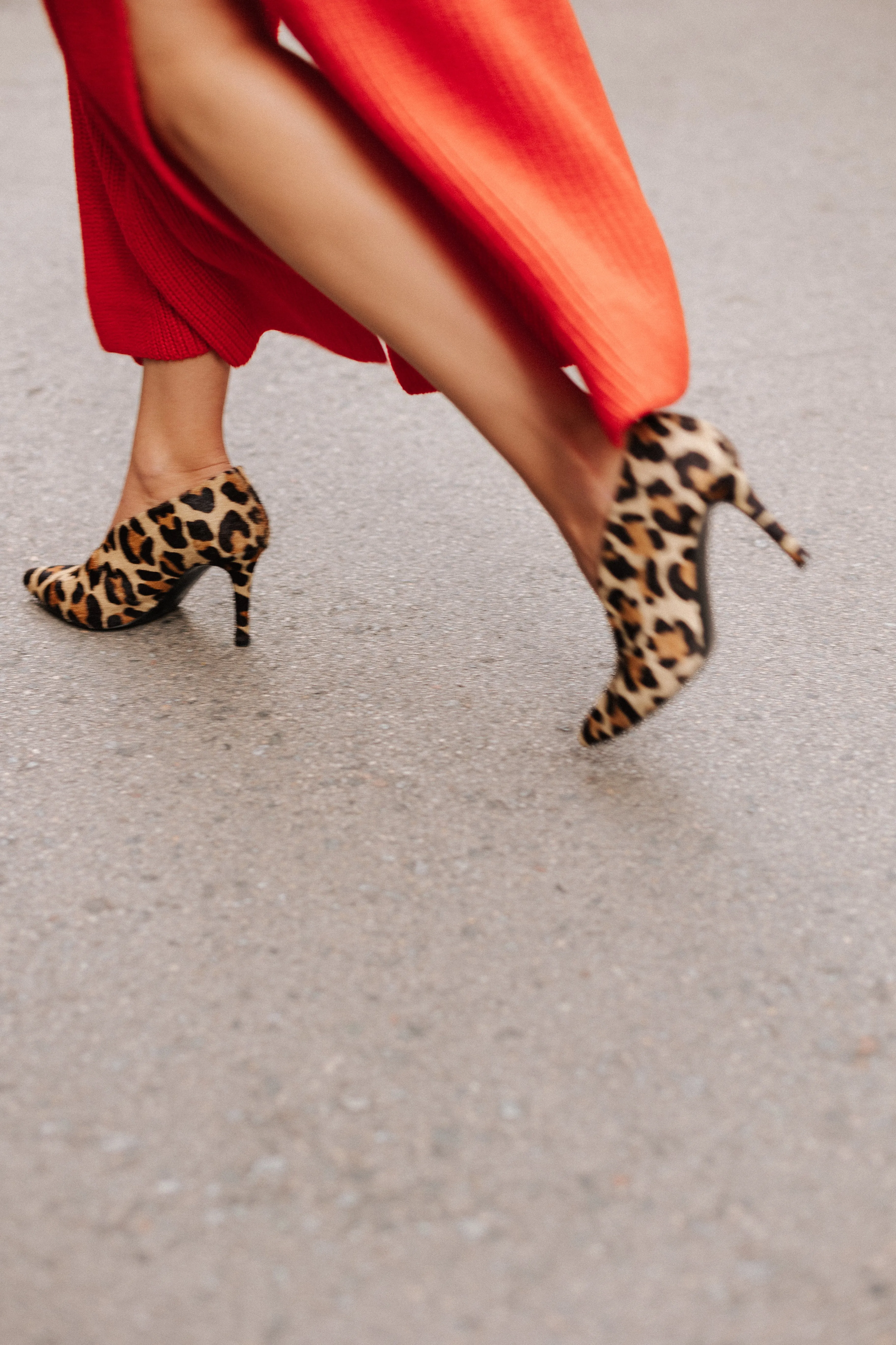 STILETTO AMALIA PIEL EFECTO LEOPARDO 8CM