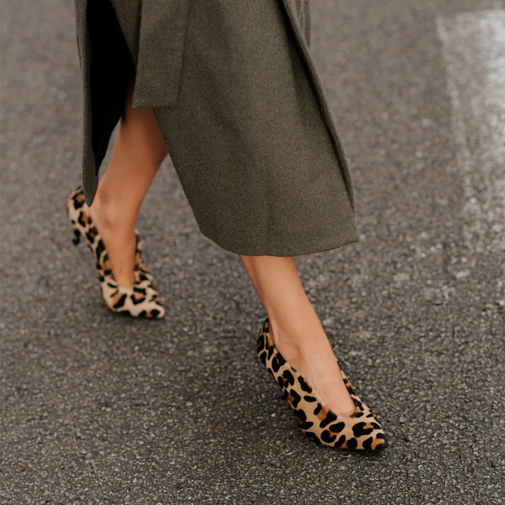 STILETTO AMALIA PIEL EFECTO LEOPARDO 8CM