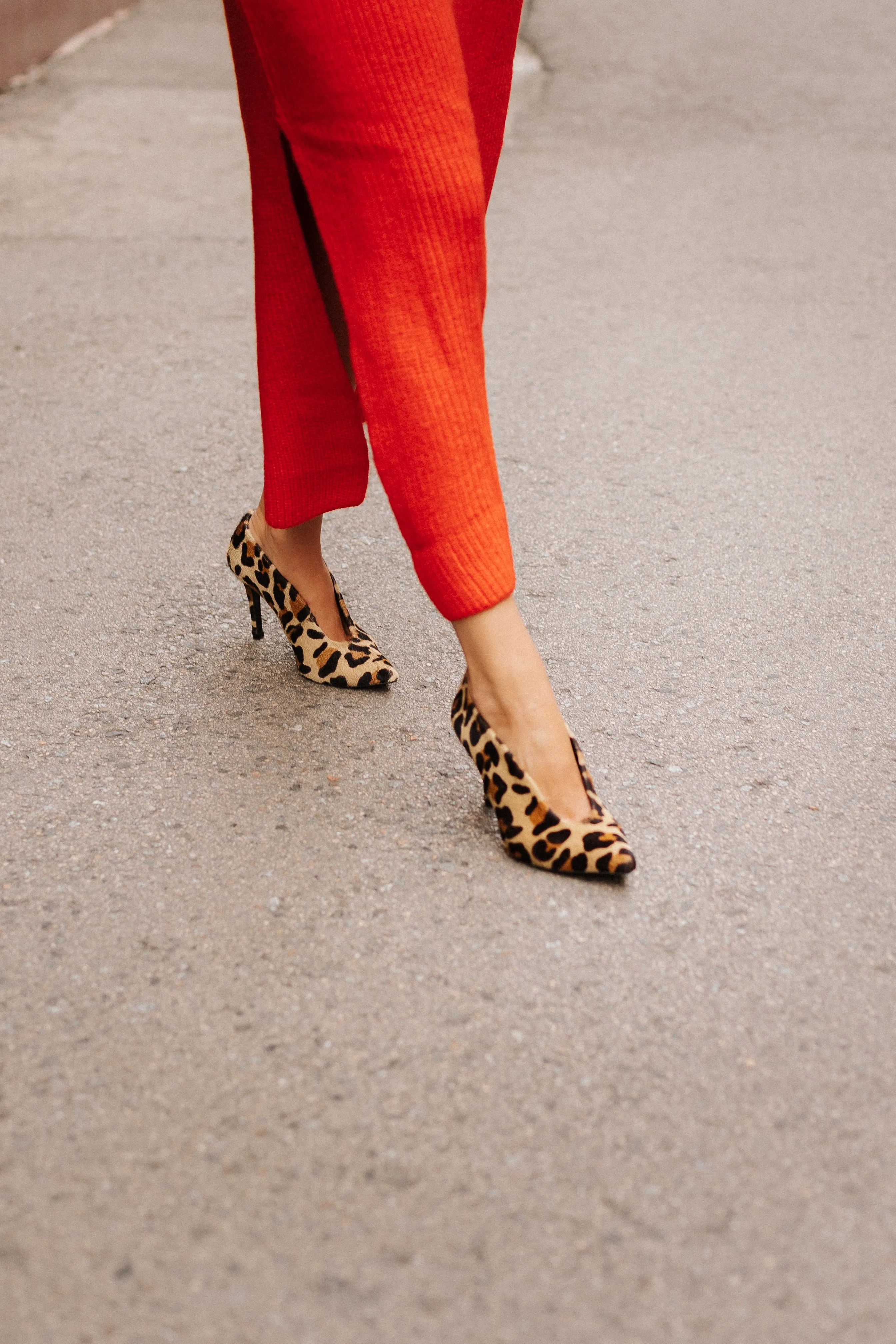 STILETTO AMALIA PIEL EFECTO LEOPARDO 8CM