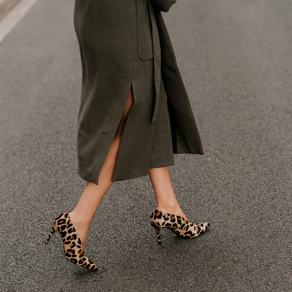 STILETTO AMALIA PIEL EFECTO LEOPARDO 8CM