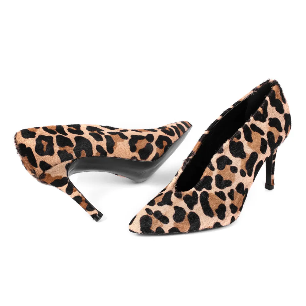 STILETTO AMALIA PIEL EFECTO LEOPARDO 8CM
