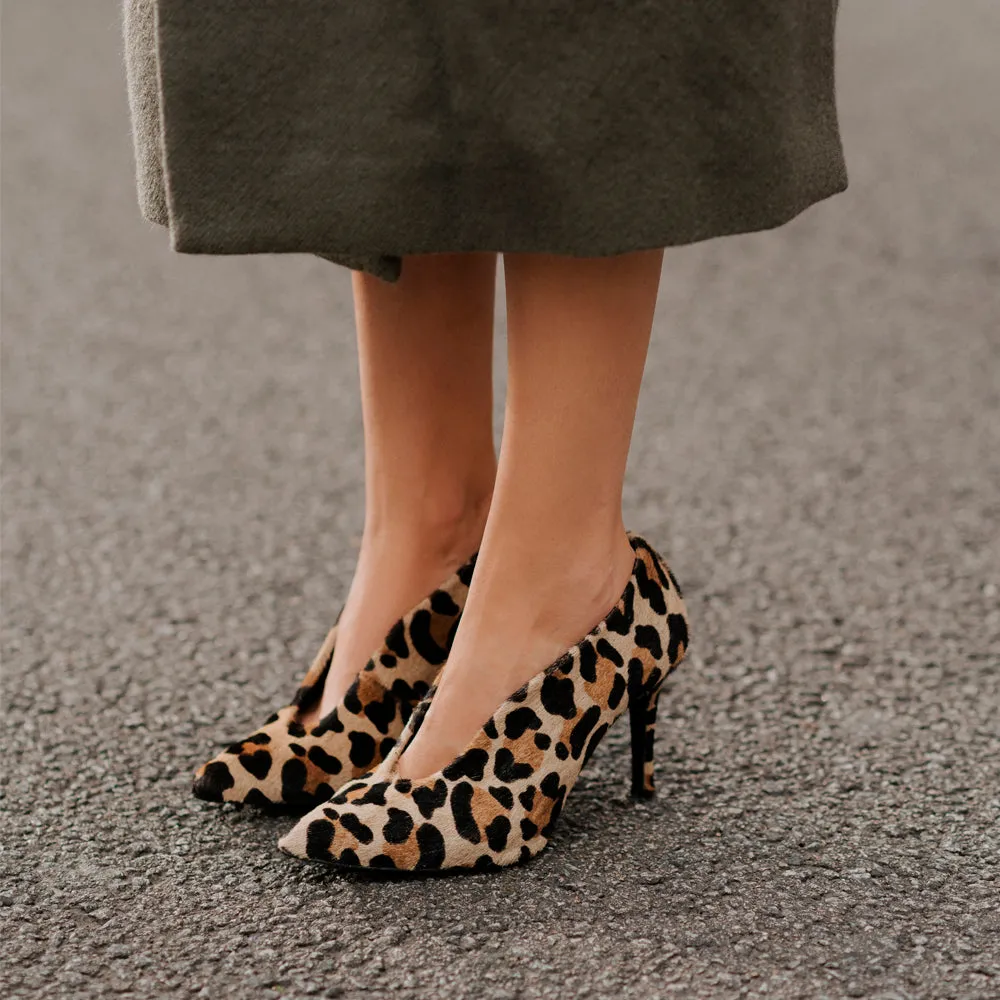 STILETTO AMALIA PIEL EFECTO LEOPARDO 8CM