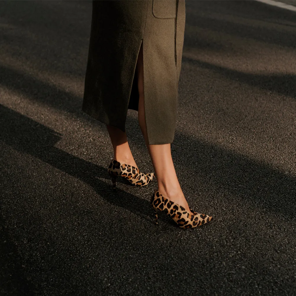 STILETTO AMALIA PIEL EFECTO LEOPARDO 8CM