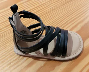 Strappy Faux-Leather Gladiator Sandals