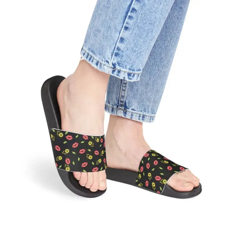 Summer Chic Womens Pu Slide Sandals