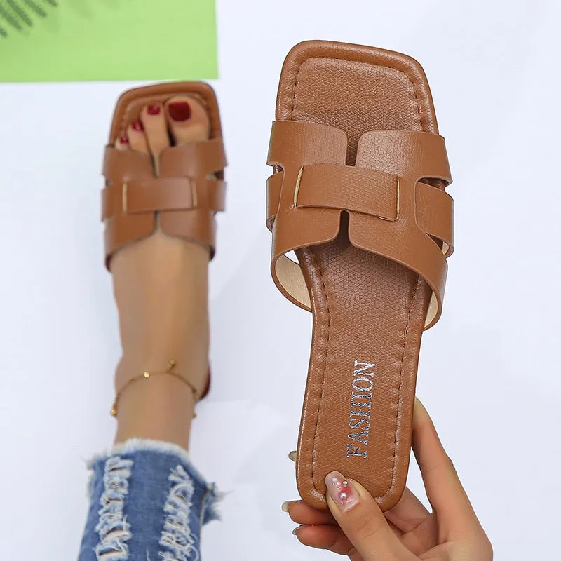 Summer Flat Luxury Slippers
