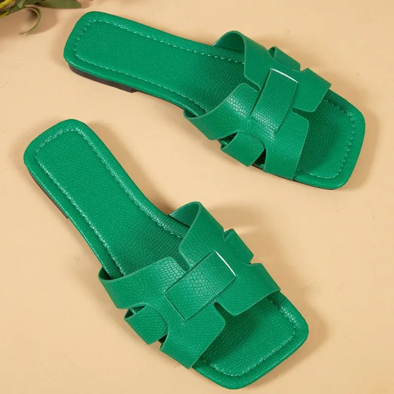 Summer Flat Luxury Slippers