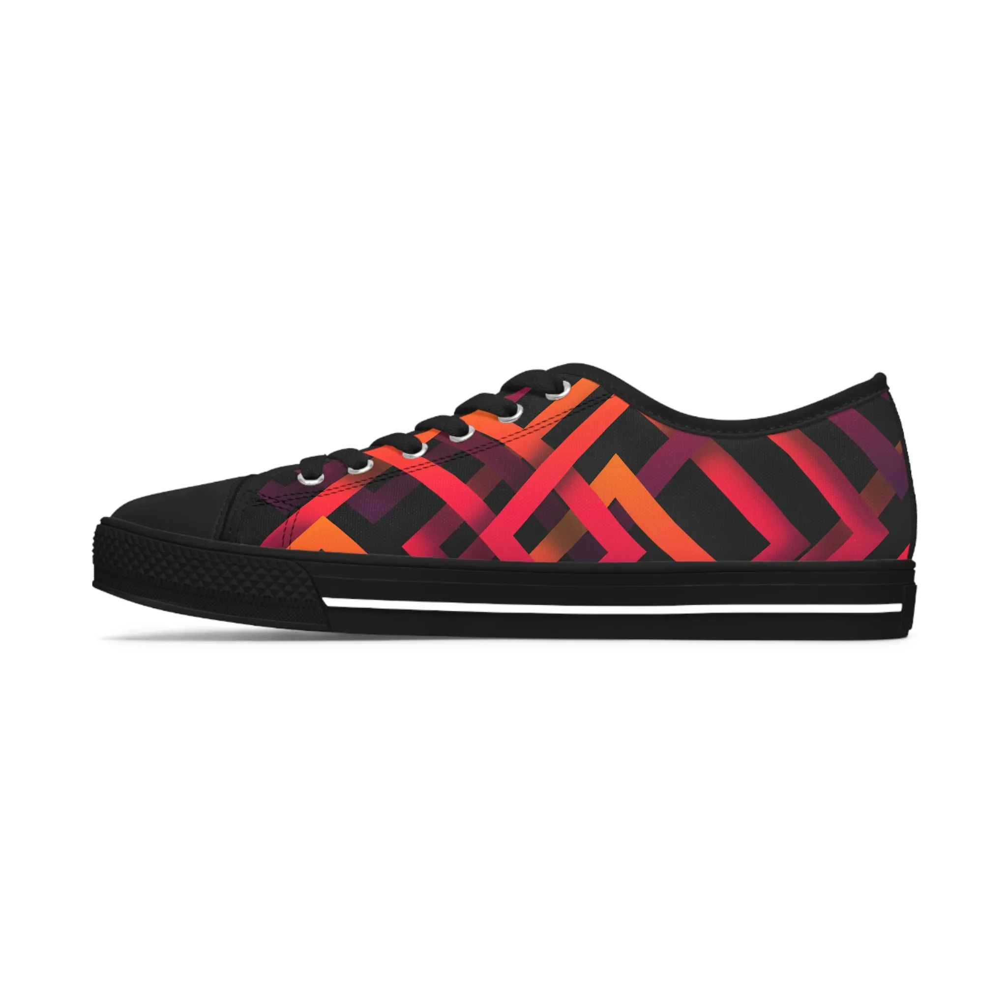 Sunset Serenade /Women's Low Top Sneakers
