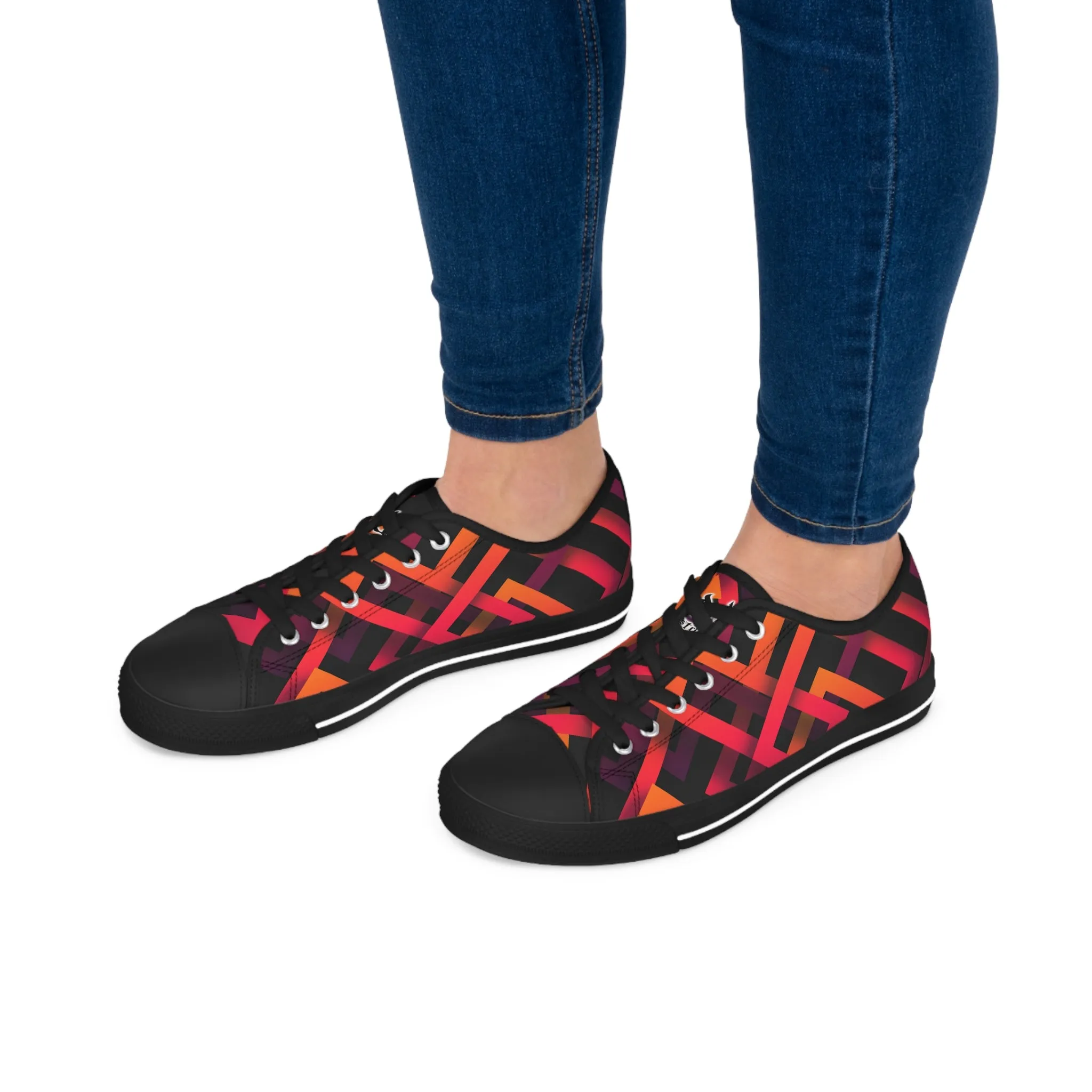 Sunset Serenade /Women's Low Top Sneakers