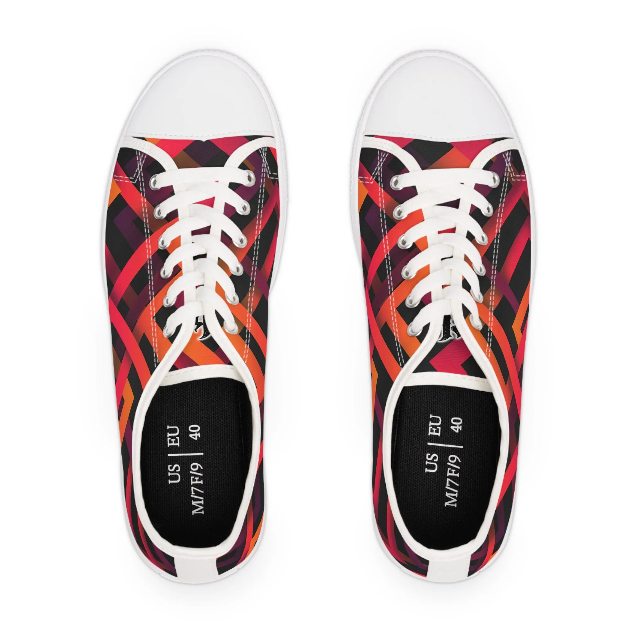 Sunset Serenade /Women's Low Top Sneakers