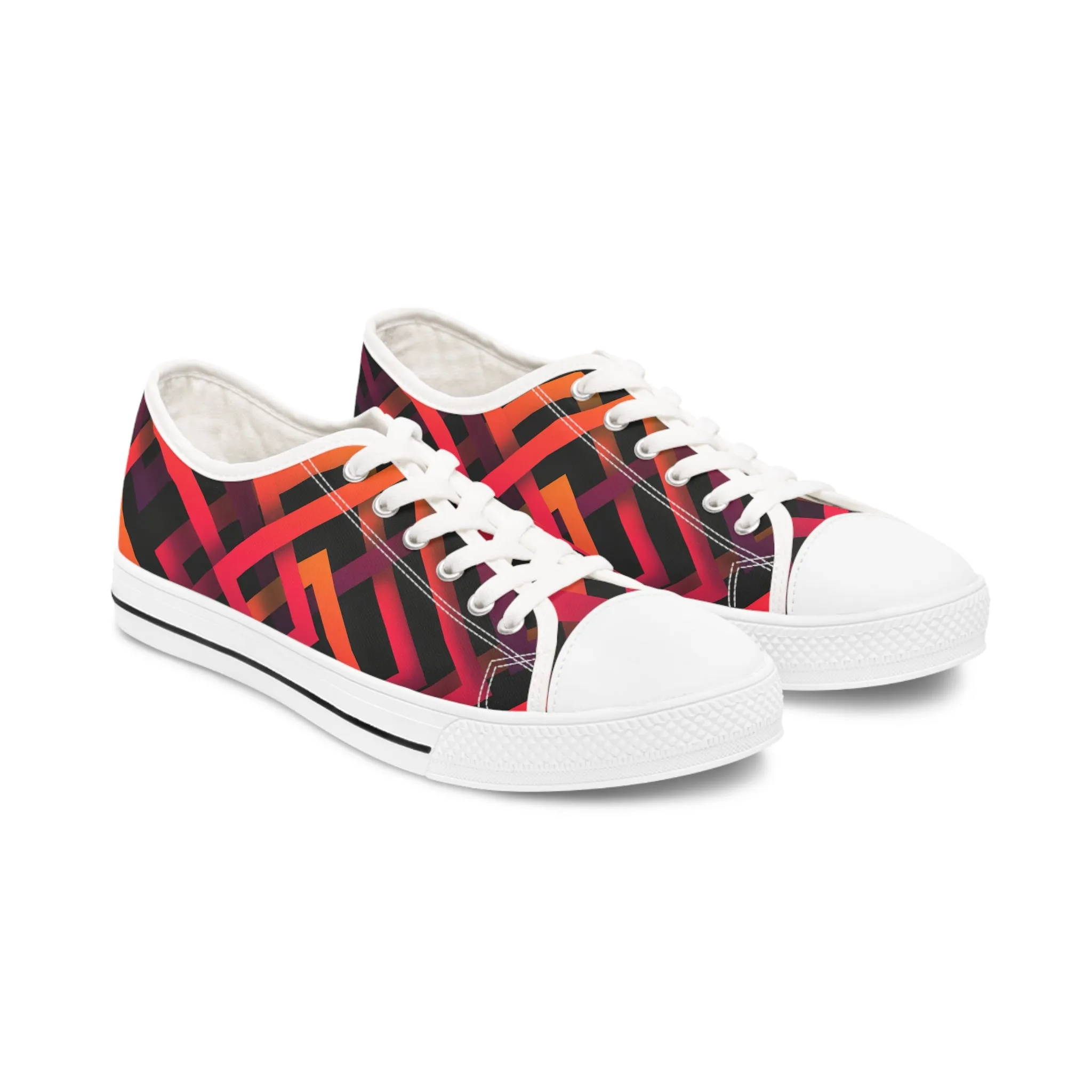 Sunset Serenade /Women's Low Top Sneakers