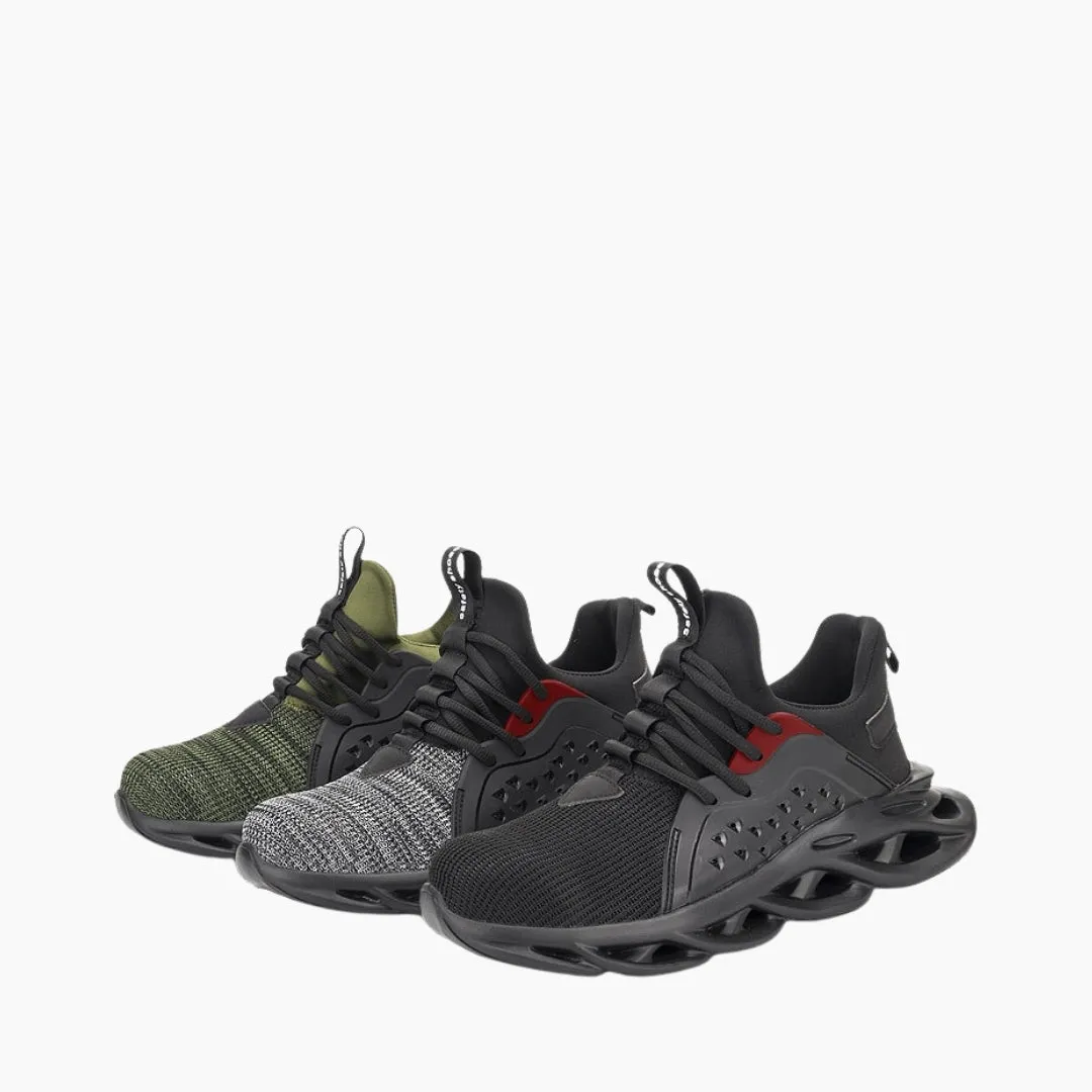 Sweat Absorbent, Anti-Piercing : Safety Shoes for Men