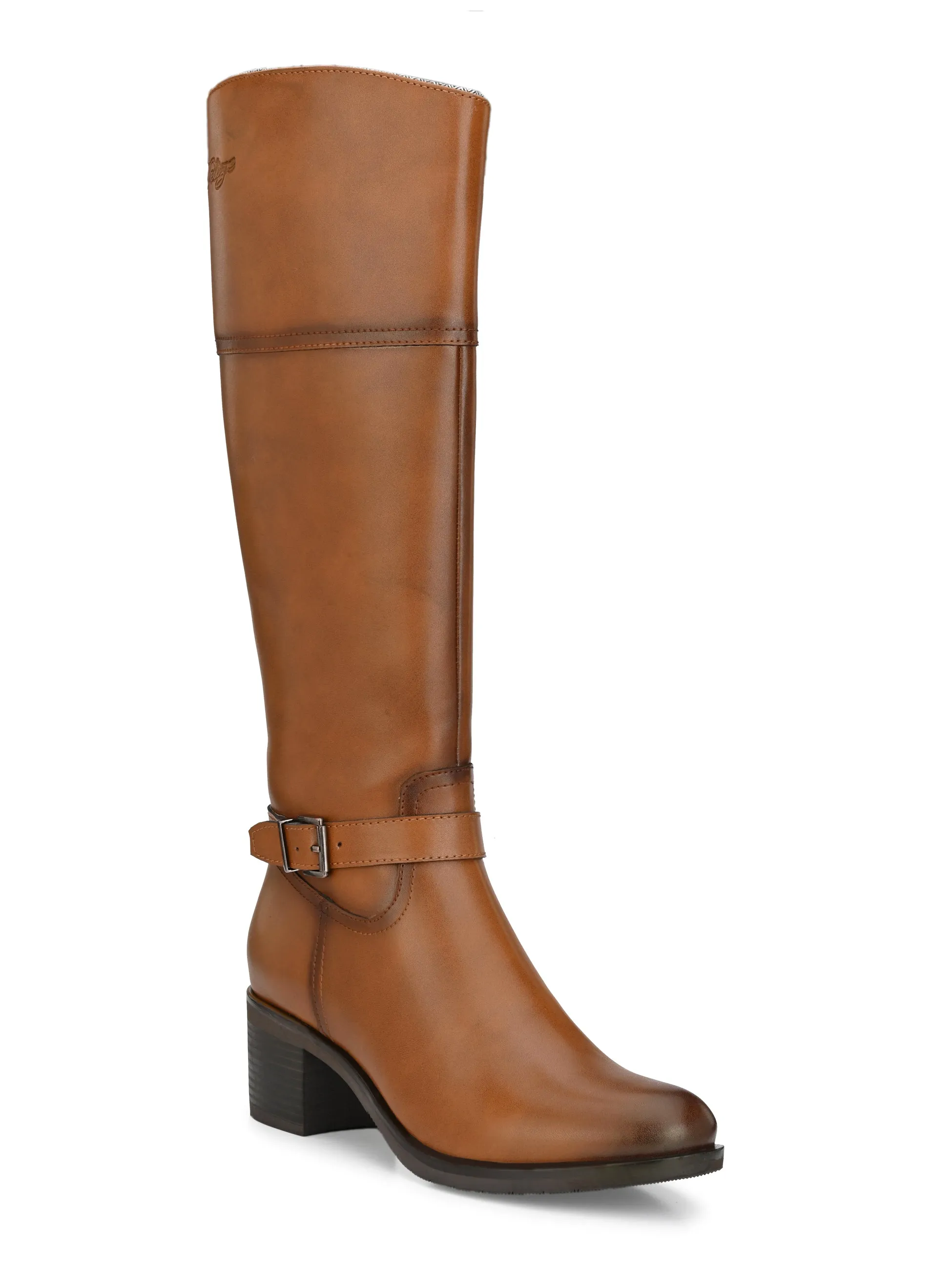 Sydney Long Boots with Ankle Buckle Strap