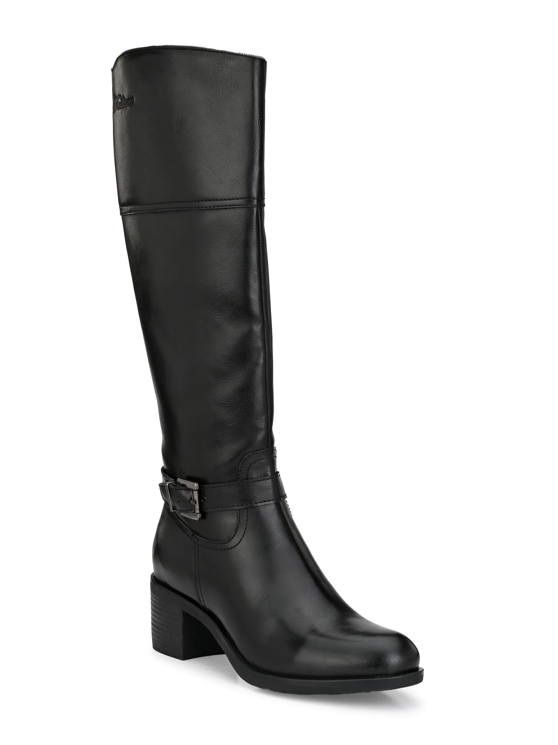 Sydney Long Boots with Ankle Buckle Strap