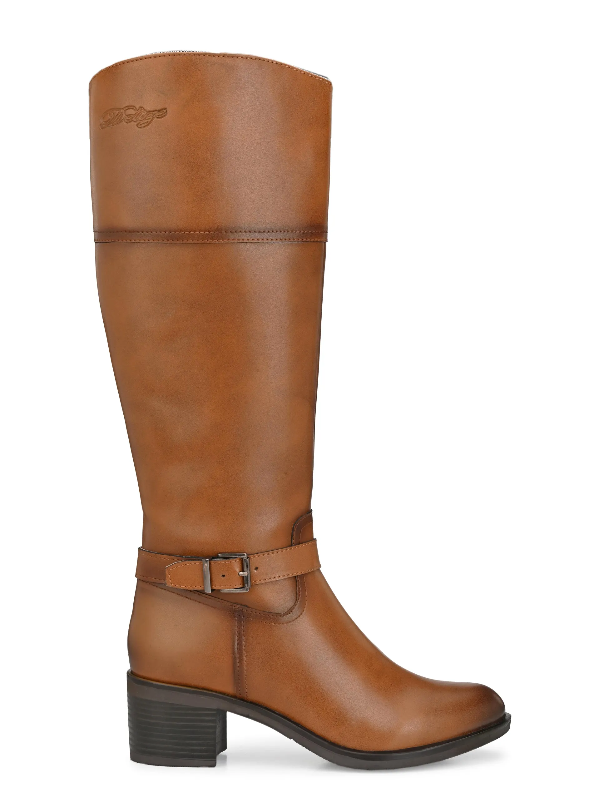 Sydney Long Boots with Ankle Buckle Strap