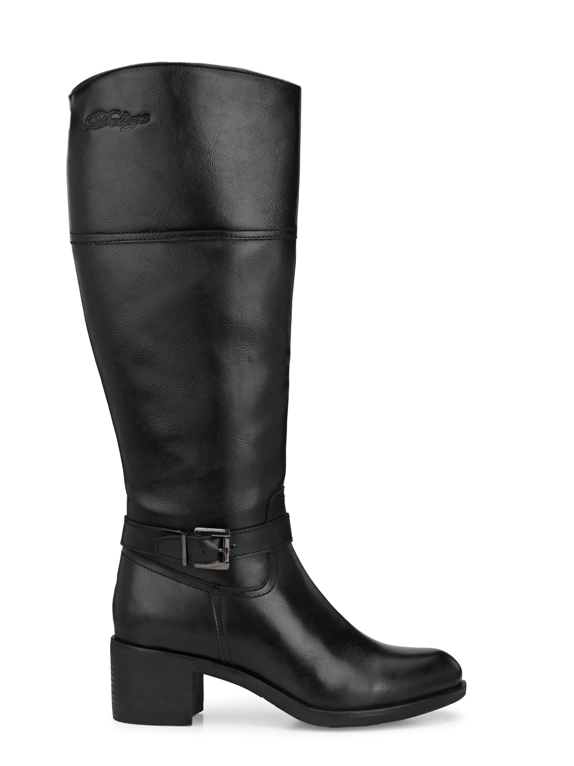 Sydney Long Boots with Ankle Buckle Strap