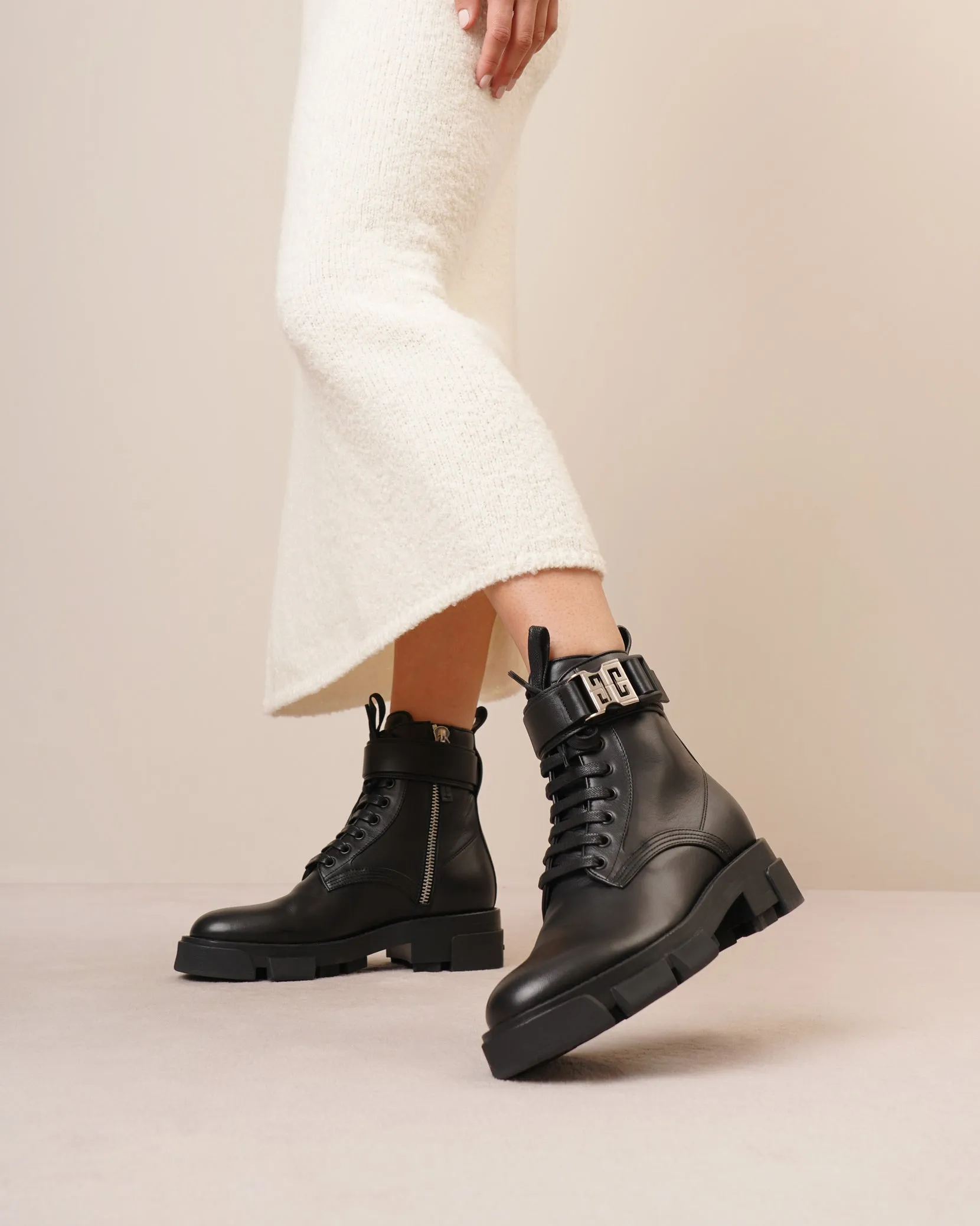 Terra lace-up combat boots