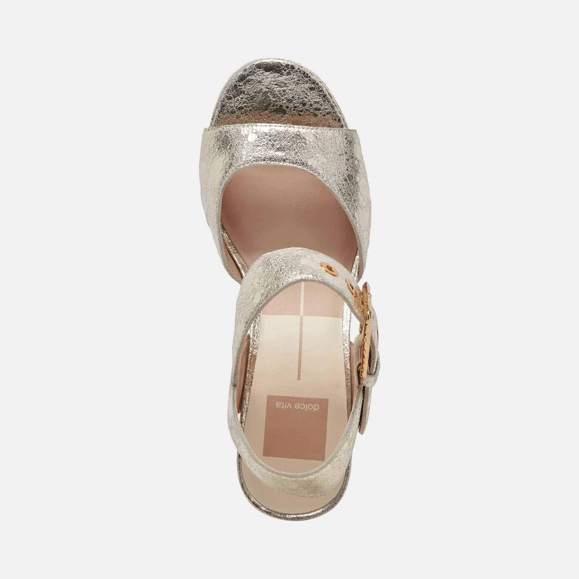 The Bobby Platform Heel by Dolce Vita - Platinum Leather