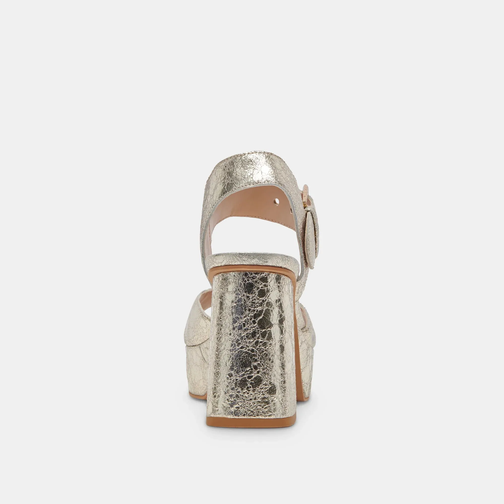 The Bobby Platform Heel by Dolce Vita - Platinum Leather