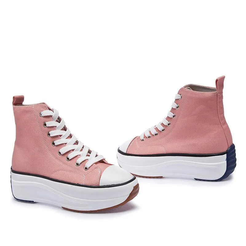 The Platform High Top Canvas Women