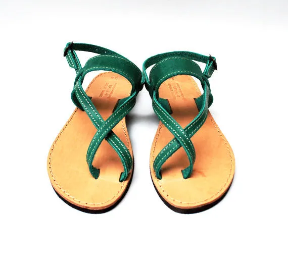Toe-wrapper Artemis leather sandals