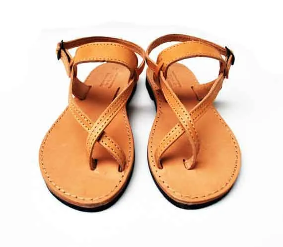 Toe-wrapper Artemis leather sandals